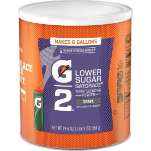 imageGatorade Thirst Quencher Powder G2 Fruit Punch 194 Ounce pack of 3G2 Grape