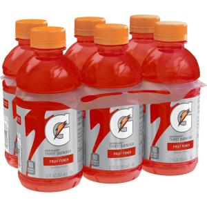imageGatorade Thirst Quencher Sports Drink Fruit Punch 12oz Bottles 6 Pack Electrolytes for RehydrationFruit Punch