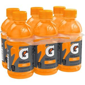 imageGatorade Thirst Quencher Sports Drink Fruit Punch 12oz Bottles 6 Pack Electrolytes for RehydrationOrange