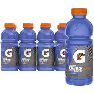 imageGatorade Thirst Quencher Sports Drink Fruit Punch 20oz Bottle 8 Pack Electrolytes for RehydrationFierce Grape