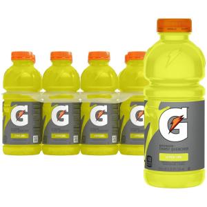 imageGatorade Thirst Quencher Sports Drink Fruit Punch 20oz Bottle 8 Pack Electrolytes for RehydrationLemon Lime