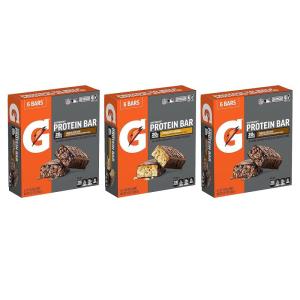 imageGatorade Whey Protein Bars Variety Pack 28 oz bars  18 Count Pack of 12 Flavor Variety Pack