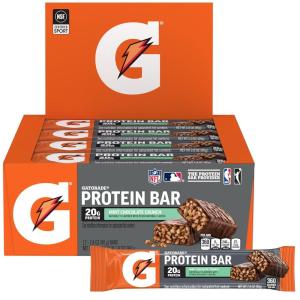 imageGatorade Whey Protein Bars Variety Pack 28 oz bars  18 Count Pack of 1Mint Chocolate Crunch