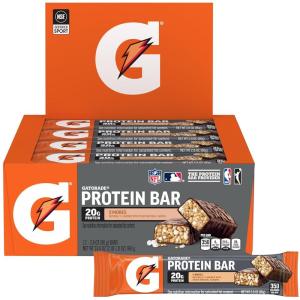 imageGatorade Whey Protein Bars Variety Pack 28 oz bars  18 Count Pack of 1Smores