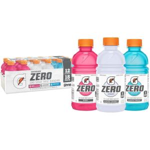 imageGatorade Zero Flavor Variety Pack 12 Fl Oz Bottles 18 Pack3 Flavor Variety Pack