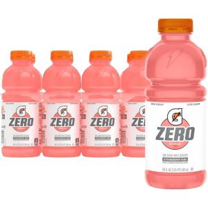 imageGatorade Zero Sugar Thirst Quencher Sports Drinks LemonLime 20 Ounce Bottles Pack of 8Zero Sugar  Strawberry Kiwi