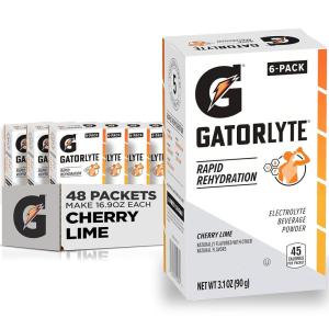 imageGatorlyte Powder Cherry Lime Makes 169 Fl Oz Pack of 48Cherry Lime