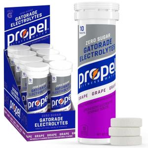 imagePropel Tablets 4 Flavor Variety Pack Makes 169oz Fl Oz 40 countGrape